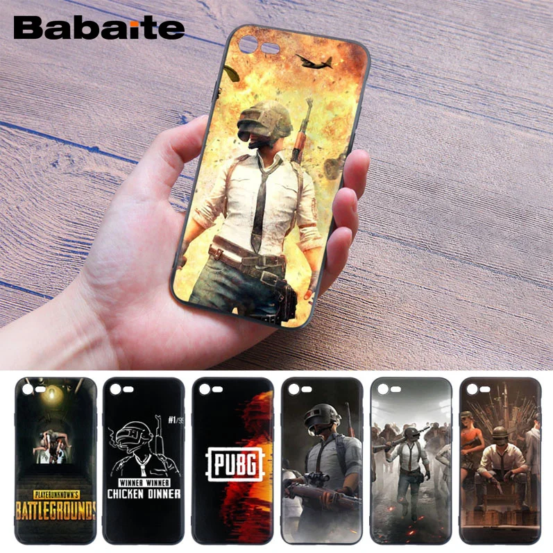 

Babaite Hot Game PUBG Winner DIY Painted Beautiful Phone Case for Apple iPhone 8 7 6 6S Plus X XS MAX 5 5S SE XR Mobile Cover