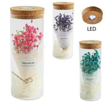 

LED Artificial Babysbreath Flower Night Light Simulated Flower Micro Landscape Ornament Home Lamp