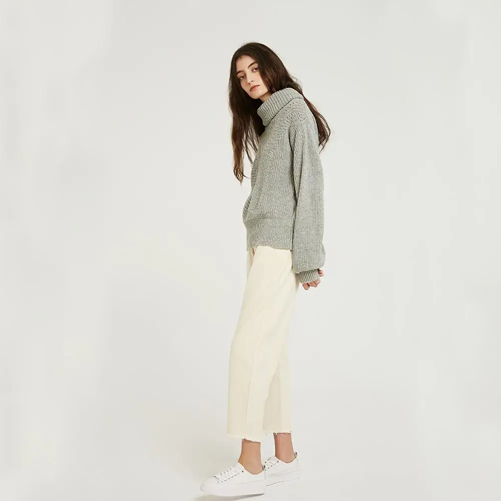  Wixra 2019 New Stylish Solid Casual Women's Pants High Waist Pockets Long Trousers Spring Autumn La