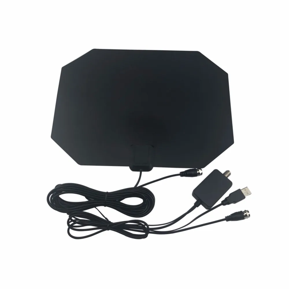 

Portable Indoor TV antenna ATSC high definition digital signal receiving antenna Indoor Amplified TV Antenna with Amplifier