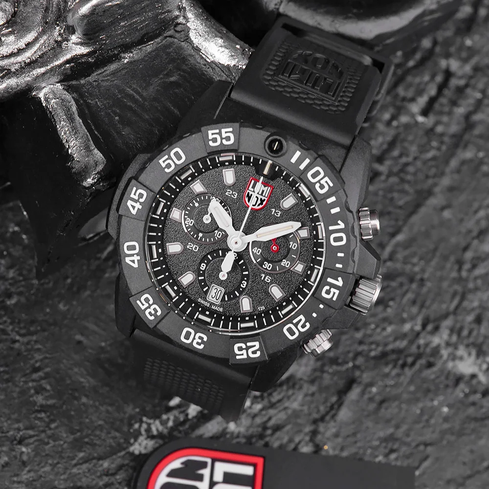 Часы Luminox мужские армейские спортивные кварцевые водонепроницаемые|Спортивные