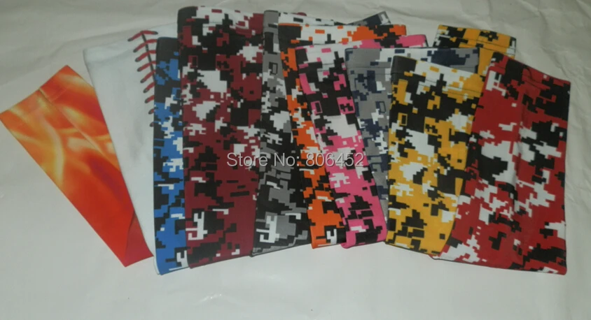 

Free hot selling 300pcs Moisture Wicking Compression Digital Camo Sports Sleeve, Baseball, Football, Basketball.