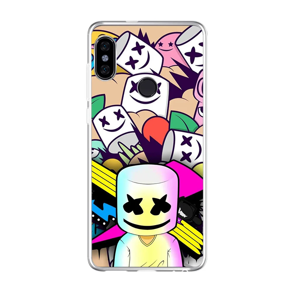 IYICAO Marshmello DJ Мягкий силиконовый чехол для телефона для Xiaomi Redmi 4A 5A 6A Note 7 6 5 Pro Plus Redmi 4X 5A Prime Cover - Цвет: 10