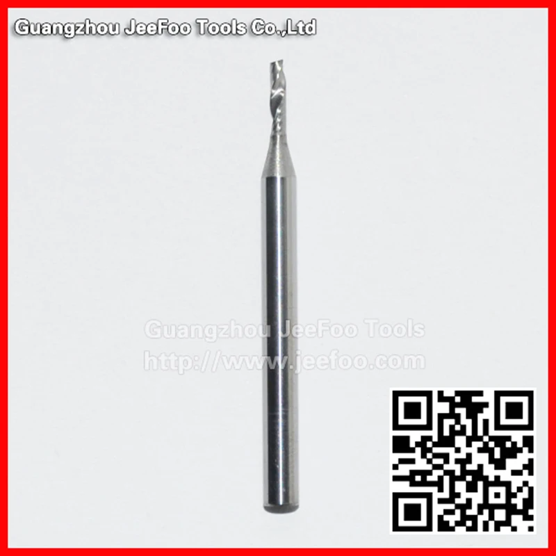 

3.175*1.0*6mm Two Flutes Spiral Carbide Tools Engraving Tool Cutter End Mill Cutters For CNC Router Machining