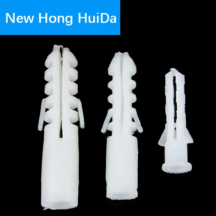 

Plastic expansion pipe rubber plug plastic pipe nylon column expansion screw anchor plug wall plugs M6 M8