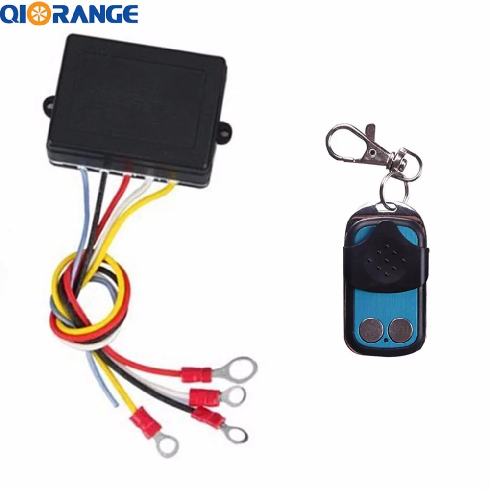 QIORANGE 12V Car Wireless Remote Control Kit For Truck Jeep Atv Winch