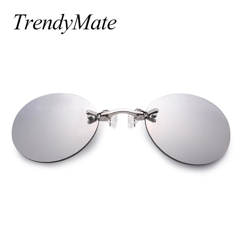 Круглые мужские солнцезащитные очки в пенсне, фирменный дизайн, UV400, стильные солнцезащитные очки в стиле стимпанк, женские винтажные металлические черные очки с зеркальным покрытием 1181 T
