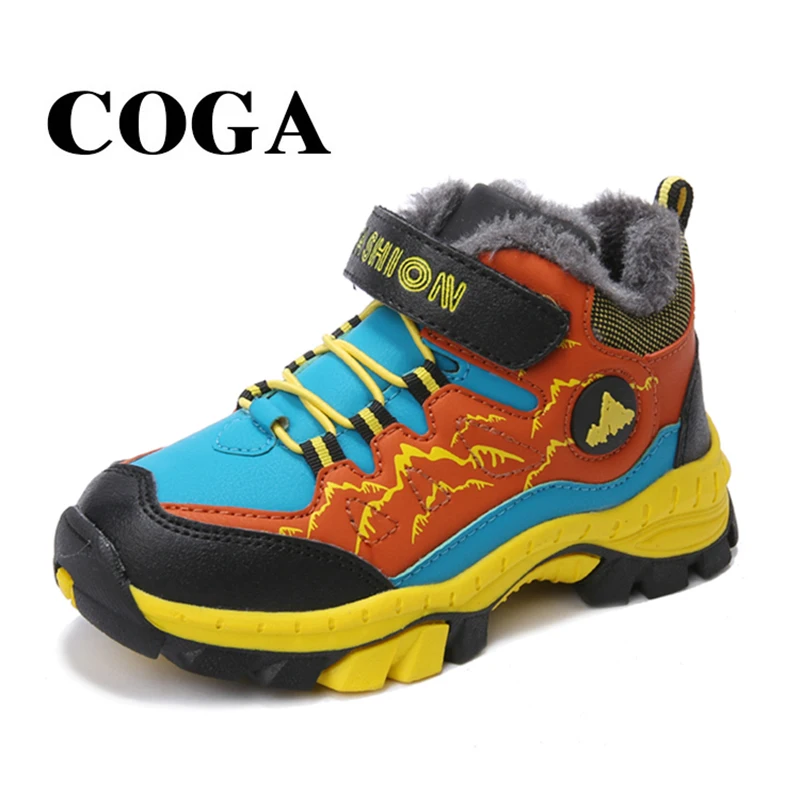 

BOY Snow Boots Children Shoes Winter Boots For BOY Sport Child Shoes Kids Sneakers 2018 Brand Climbing shoes