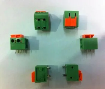 

Free Shipping!! 50pcs KF142V 2P spring / Screwless / PCB terminal block / vertical 5.08MM module sensor /Electronic Component