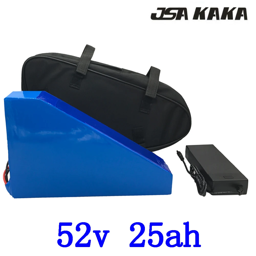 Top 52v 25ah triangle lithium battery 52v 25ah lithium ebike battery 52v 25ah lithium ion battery for 48V 1000W 1500W 2000W motor 0 Top 52v 25ah triangle lithium battery 52v 25ah lithium ebike battery 52v 25ah lithium ion battery for 48V 1000W 1500W 2000W motor 0