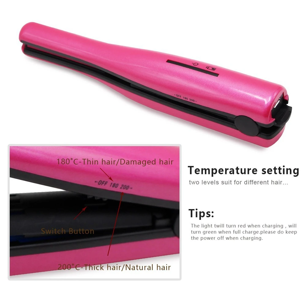 mini hair straightener 16