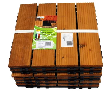 

Pack 6 tiling wooden square 30x30 cm