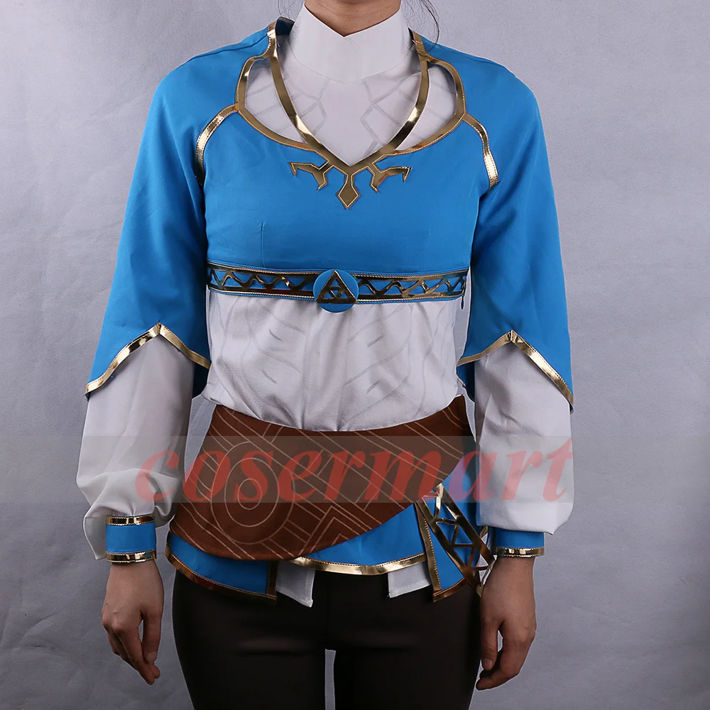Hot Game The Legend of Zelda Twilight Princess Costume Suits Adult Women Dress t-shirt  Pants Halloween Party Prop
