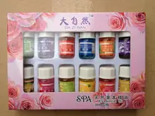 12pcs Brand New Essential Oils Pack for Aromatherapy Spa Bath Massage Skin Care Lavender Oil With 12 Kinds of Fragrance