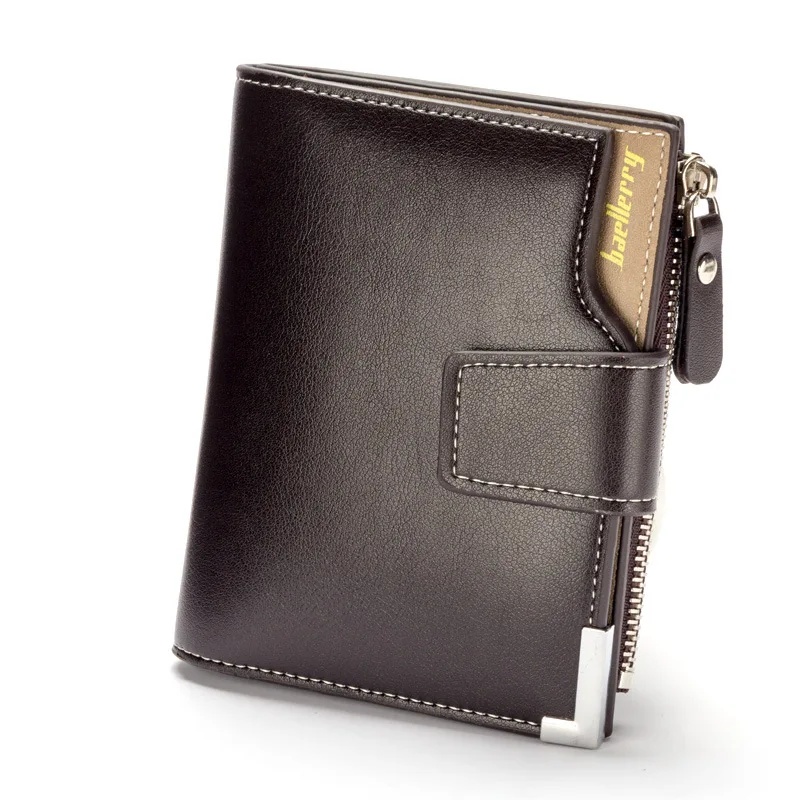 

Wholesale Men Wallet PU Leather Wallets Purse Short male Clutch Men's Money Bag High Quality Wholesale