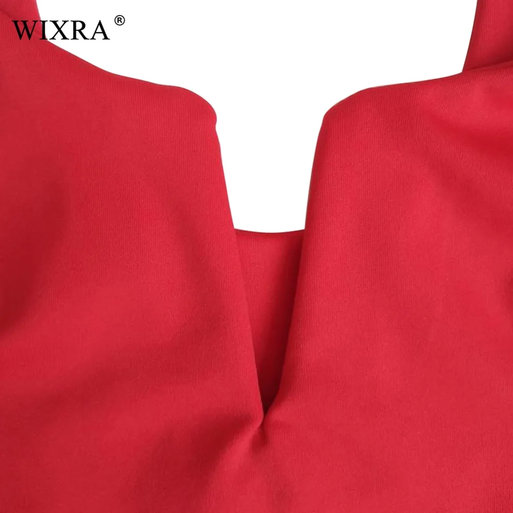 Женский топ без рукавов Wixra модный сексуальный тонкий с открытой спиной лето