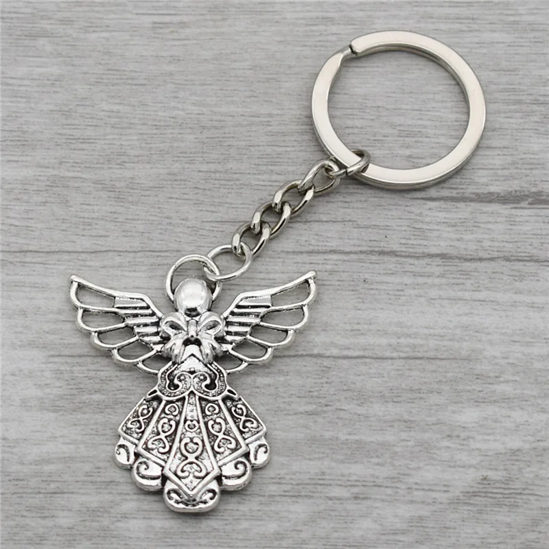 10pcs/lot Wholesale Fashion Antique Silver Guardian Angel Pendant