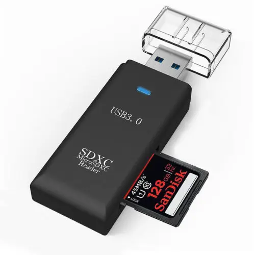 

USB 3.0 HighSpeed Memory Card Reader Adapter for Micro SD SDXC TF T-Flash