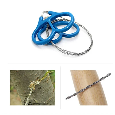 

Stainless Steel Hand Pocket Chain Wire Saws Portable Survival Cutting ToolsCamping Handsaws