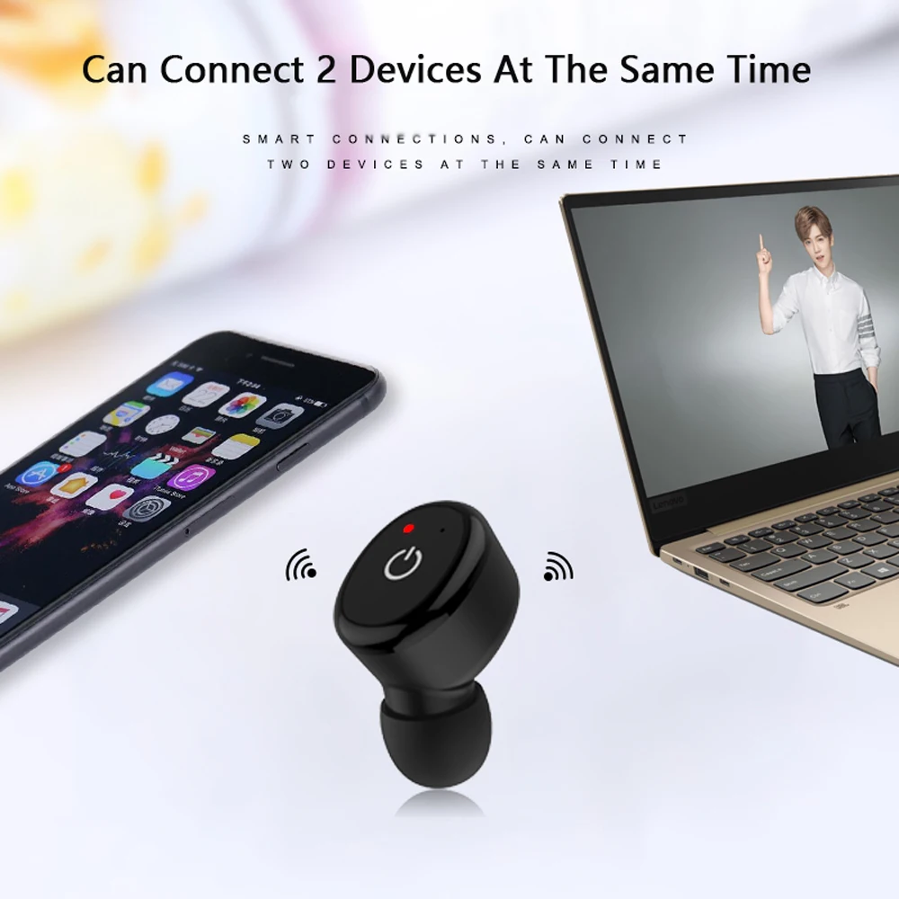 IPX8 Waterproof Bluetooth Earphone Mini V4.1 Wireless Headset Handsfree Car headfone Magnetic Charge Earbuds Sport Swim Earpiece (4)
