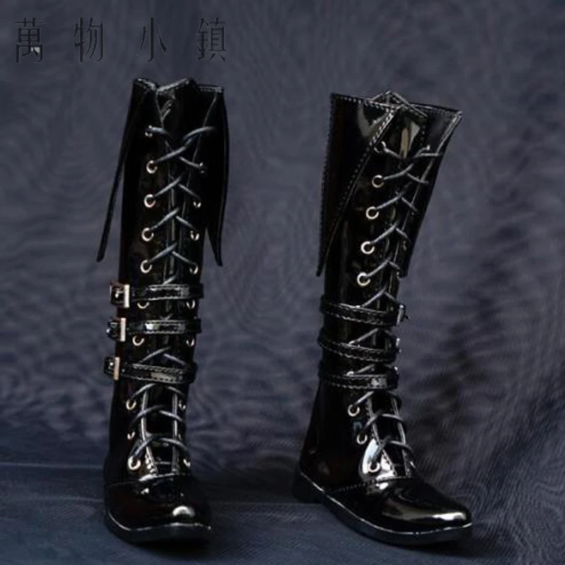 Новые Красивые рыцарские черные высокие сапоги BJD дядя 1/3 1/4 MSD SD кукольная