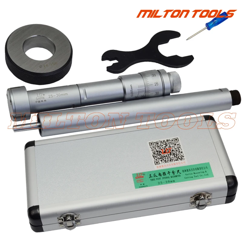 

25-30mm Three-point internal Micrometers 0.01mm 25-30mm three point inside micrometer