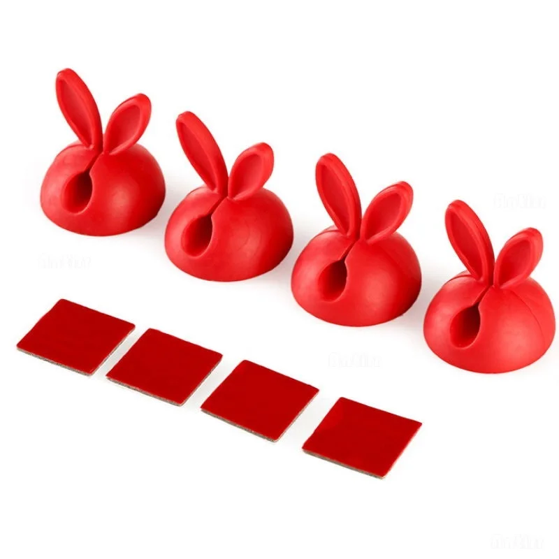 4 шт. держатель зажим для наушников|cable winder|cord organizercable winder tidies |