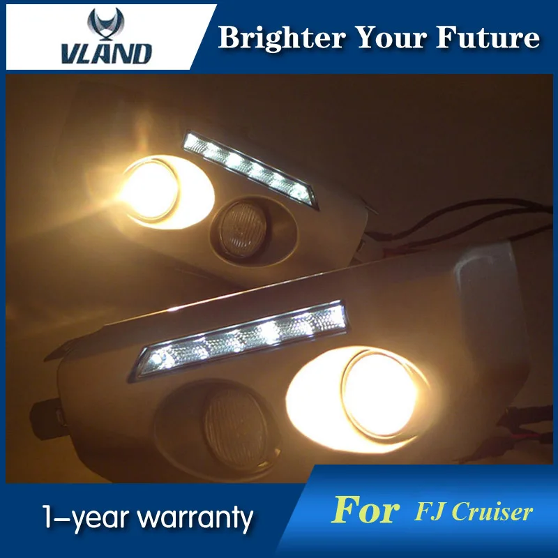 

Daylight For Toyota FJ Cruiser 2007-2014 LED Daytime Running Lights DRL Front Fog Lamp