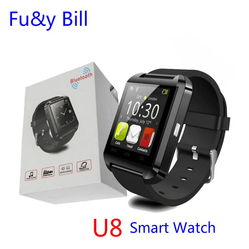 Free shipping New Fashion U8 Bluetooth font b Smart b font font b Watch b font Free shipping New Fashion U8 Bluetooth font b Smart b font font b Watch b font