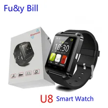 Free shipping New Fashion U8 Bluetooth Smart Watch Mobile Phone Sync Bluetooth Phone Call Step Motion Smart Watch