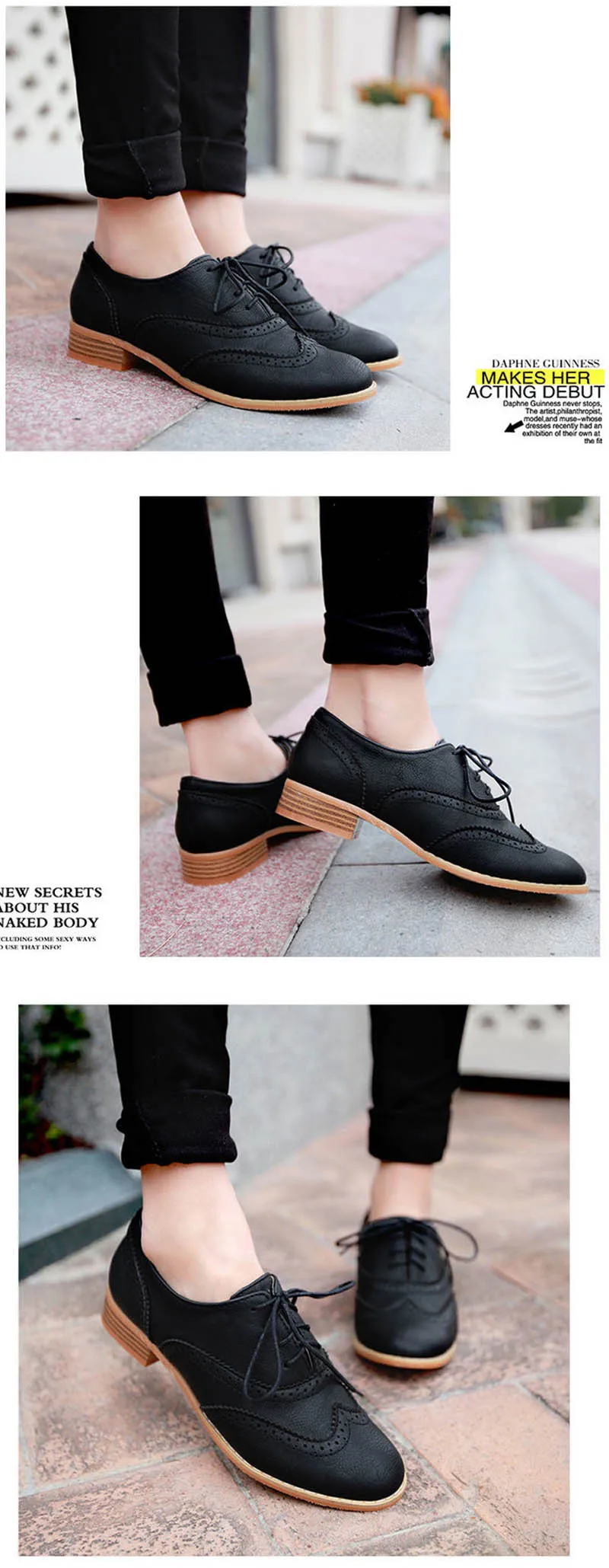 women oxfords X038-6
