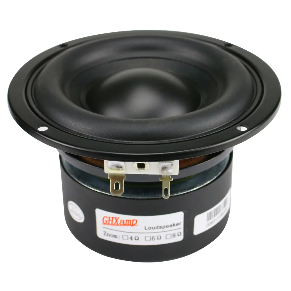 GHXAMP 4 дюймовый басовый динамик 4OHM Средний НЧ сабвуфер PP Cap 2 1 PC мультимедийный Way