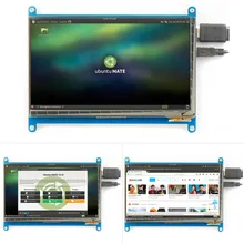 Rev2.1 Original 7 Inch LCD Screen Module capacitive touch for Raspberry Display Ultra Clear For Raspberry Pie 1024X600