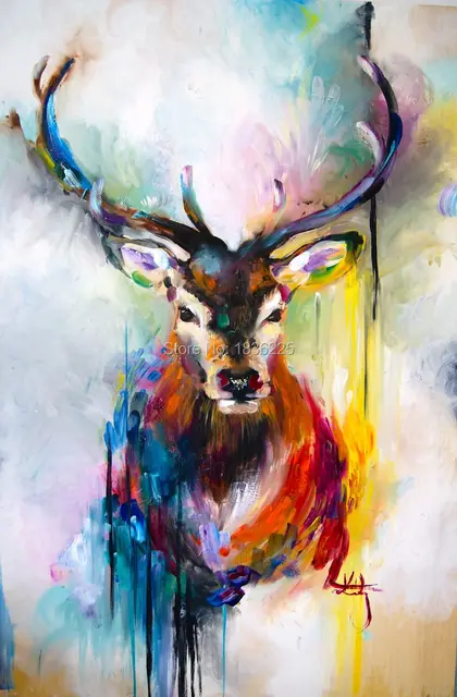 abstract animal painting