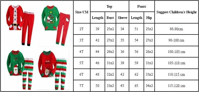 Рождественский детский пижамный комплект, одежда костюмы для мальчиков Новогоднее хлопковое ночное белье для девочек топы+ штаны, детский Пижамный костюм с длинными рукавами