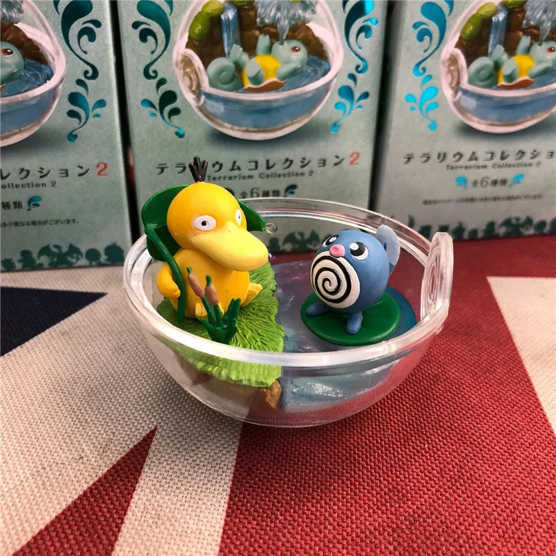 6 коробок/набор прозрачный супер шар Pika Blastoise Charmander Psyduck Фигурки игрушки украшение