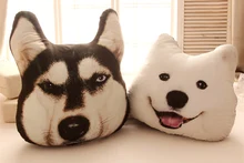 Fancytrader 2015 New Kawaii Cute High Quality Toy Plush Stuffed Husky or Samoyed Hug Pillow Free Shipping FT90453
