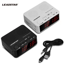 LEADSTAR портативный мини беспроводной светодиодный Будильник Bluetooth динамик Громкая связь fm-радио Усилитель Поддержка TF карта MX-17 модель