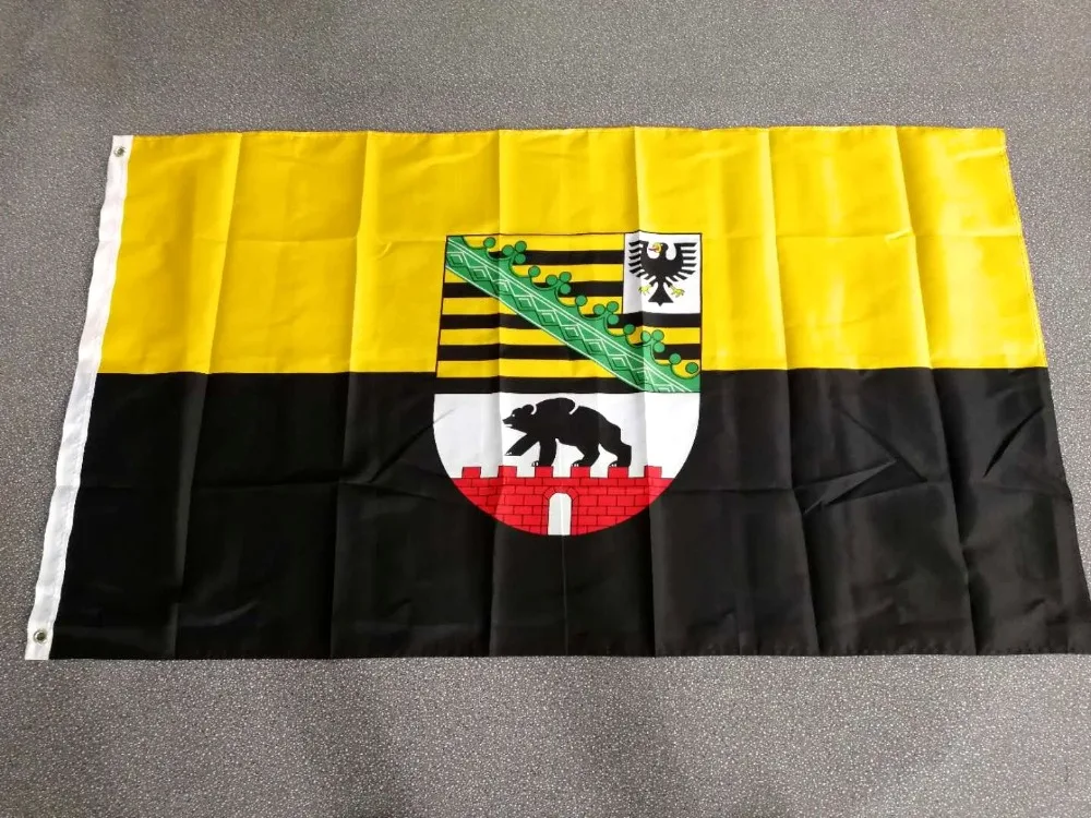 Йонин висящий 90*150 см Германия Саксония-Анхальт флаг для украшения