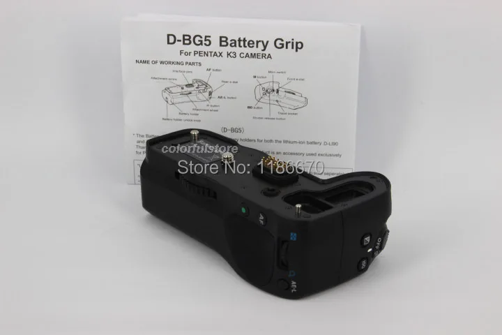 Лидер продаж Вертикальная силовая заслонка с 2-шаговым рукоятка аккумулятора ручной набор держателя Держатель для Pentax K3 K-3 DSLR Камера как D-BG5 DBG5+ 2 x D-LI90