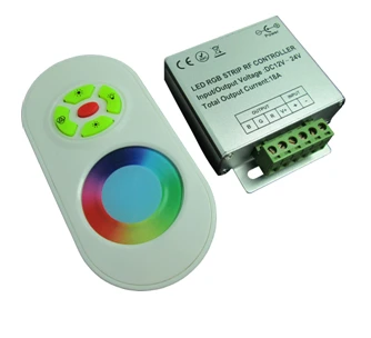 

Free Shipping Wireless RF Touch Panel LED RGB Remote Controller For RGB LED Strip
