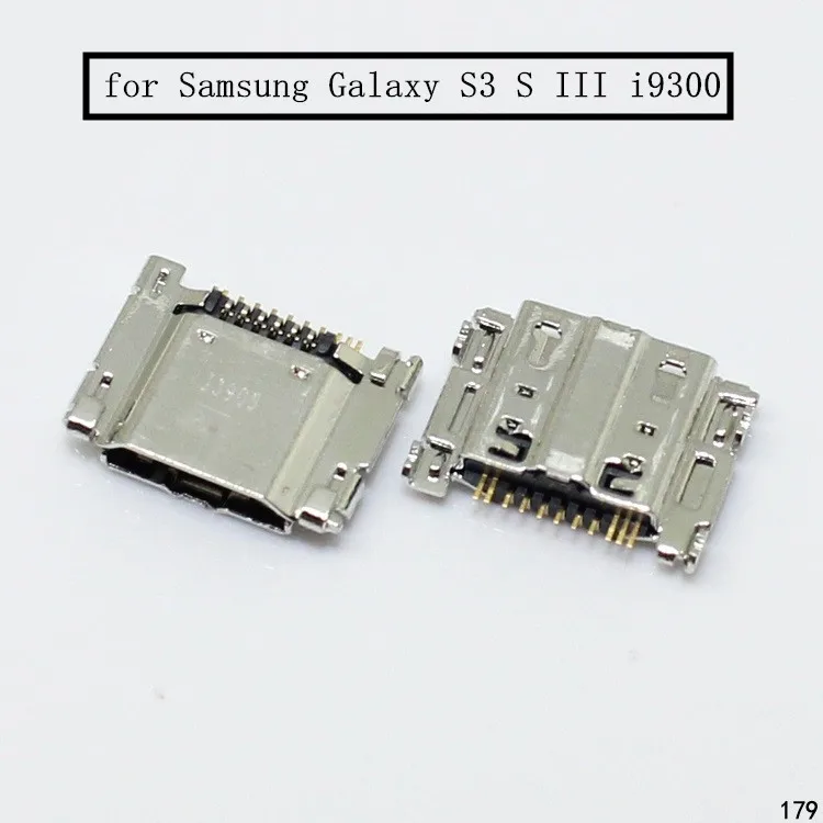 

2pcs/lot for Samsung Galaxy S3 S III i9300 Micro USB Charger Connector Charging Port Socket Flex Cable Replacement Repair Parts