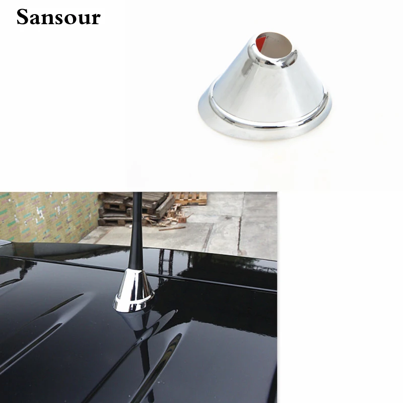 Car Roof Antenna Cap Cover Trim for Patriot Compass 11 16in Chromium