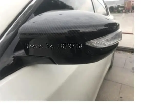 

carbon fiber Rearview Side Door Mirrors Cover Trim for Nissan Teana Altima 2013 2014 2015 2016 2017 2018