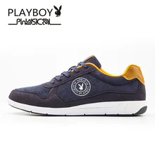 Playboy Повседневные мужские туфли Весна/осень Стиль Туфли без каблуков человек Кружево-Up Для мужчин Лоферы Повседневная обувь с толстой и плоской подошвой плюс Размеры 39-45 ds65076