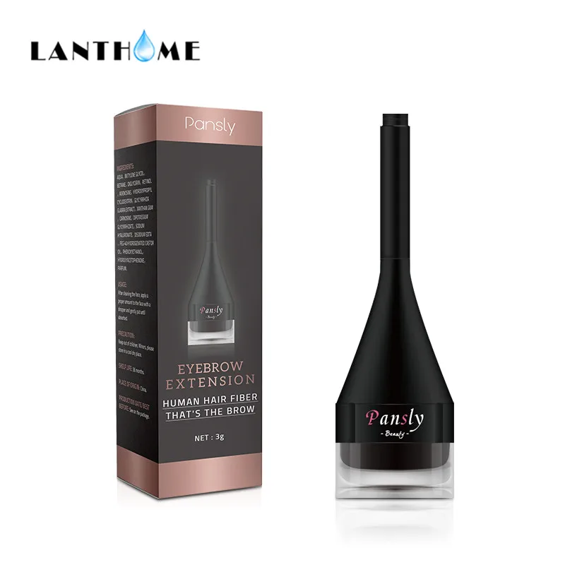 

3D Fiber Gel Eyebrow Makeup False Eyebrows Extensions Rapidly Dry Gel Fiber Long-Wearing Building Brow Hair And Eye Brow Brush