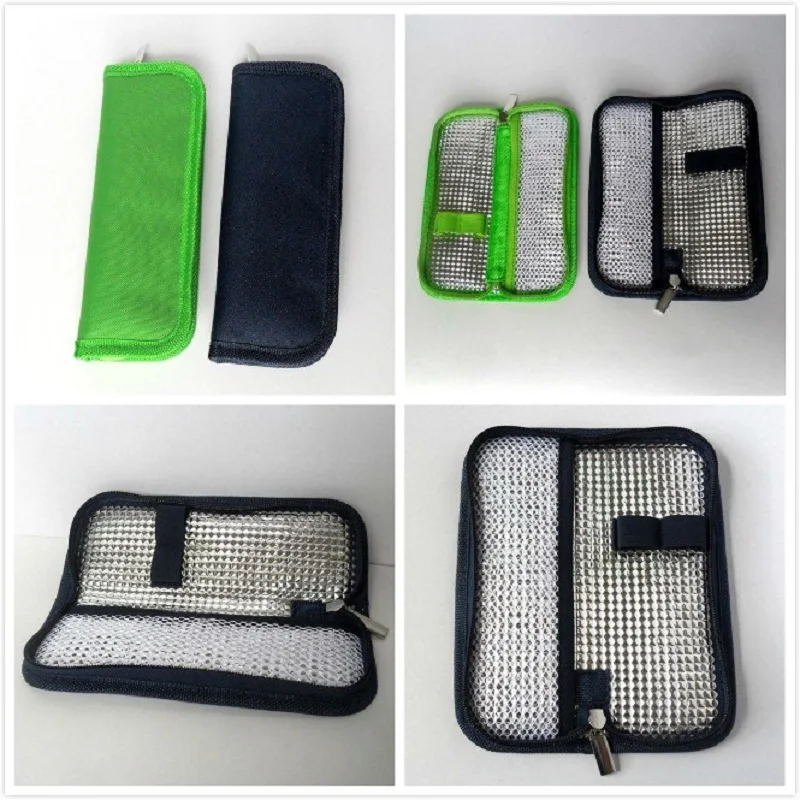 

Portable Diabetic Insulin Cooling Bag Protector Pill Refrigerated Ice Pack Medical Cooler Insulation Organizer Travel Case