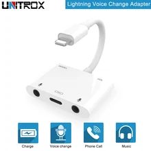 Adapter For Lightning to Voice Beauty Audio Adapter with dual Audio Mirco Port For lightning port for iphone X/8/7/7P/6/6s Adapter For Lightning to Voice Beauty Audio Adapter with dual Audio Mirco Port For lightning port for iphone X/8/7/7P/6/6s