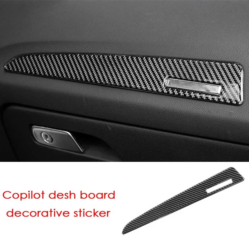 ZDPARTS Авто Специальный для Audi A4 B6 B8 B7 B5 A5 Q5 аксессуары карбоновые накладки наклейки для салона автомобиля-Стайлинг - Название цвета: Dashboard