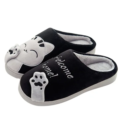 winter shoes woman rabbit cartoon pattern home slippers home non-slip Indoor slippers women flip flops cozy soft slippers